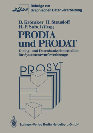Buchcover PRODIA und PRODAT  | EAN 9783540193982 | ISBN 3-540-19398-7 | ISBN 978-3-540-19398-2