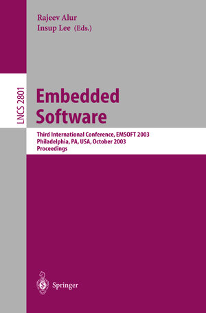 Buchcover Embedded Software | EAN 9783540202233 | ISBN 3-540-20223-4 | ISBN 978-3-540-20223-3