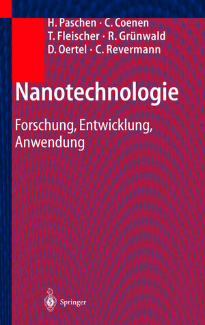 Buchcover Nanotechnologie | H. Paschen | EAN 9783540210689 | ISBN 3-540-21068-7 | ISBN 978-3-540-21068-9