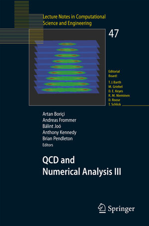 Buchcover QCD and Numerical Analysis III  | EAN 9783540212577 | ISBN 3-540-21257-4 | ISBN 978-3-540-21257-7
