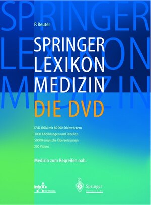 Buchcover Springer Lexikon Medizin - Die DVD | Peter Reuter | EAN 9783540218739 | ISBN 3-540-21873-4 | ISBN 978-3-540-21873-9