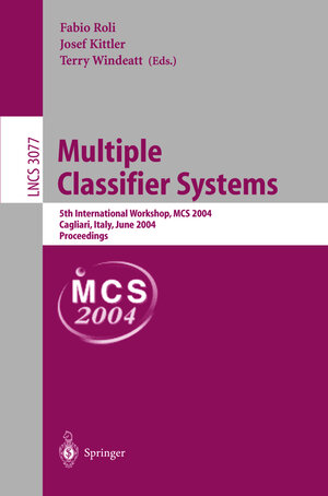 Buchcover Multiple Classifier Systems | EAN 9783540221449 | ISBN 3-540-22144-1 | ISBN 978-3-540-22144-9