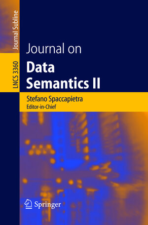 Buchcover Journal on Data Semantics II | EAN 9783540242086 | ISBN 3-540-24208-2 | ISBN 978-3-540-24208-6
