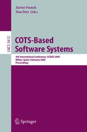 Buchcover COTS-Based Software Systems  | EAN 9783540245483 | ISBN 3-540-24548-0 | ISBN 978-3-540-24548-3
