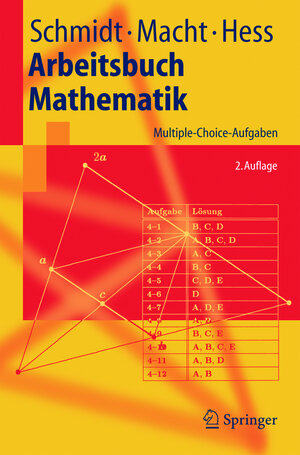 Buchcover Arbeitsbuch Mathematik | Klaus D. Schmidt | EAN 9783540245506 | ISBN 3-540-24550-2 | ISBN 978-3-540-24550-6