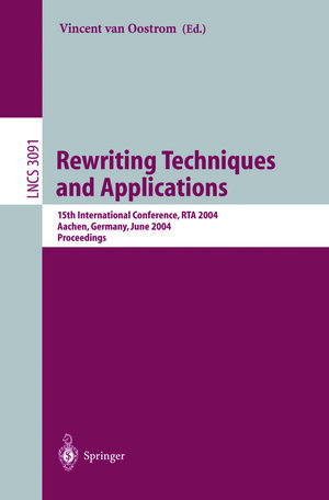 Buchcover Rewriting Techniques and Applications  | EAN 9783540259794 | ISBN 3-540-25979-1 | ISBN 978-3-540-25979-4