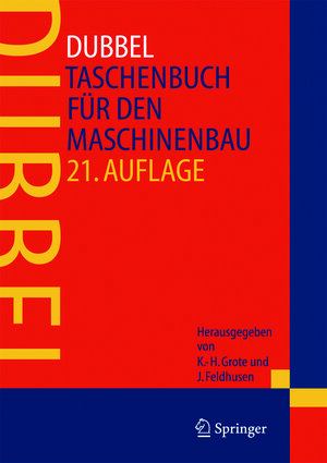 Buchcover Dubbel  | EAN 9783540266204 | ISBN 3-540-26620-8 | ISBN 978-3-540-26620-4