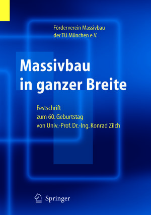 Buchcover Massivbau in ganzer Breite  | EAN 9783540268277 | ISBN 3-540-26827-8 | ISBN 978-3-540-26827-7