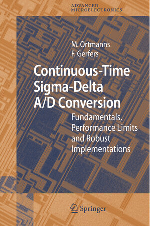 Buchcover Continuous-Time Sigma-Delta A/D Conversion | Friedel Gerfers | EAN 9783540284062 | ISBN 3-540-28406-0 | ISBN 978-3-540-28406-2