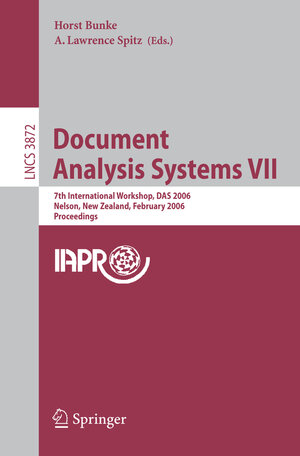 Buchcover Document Analysis Systems VII  | EAN 9783540321408 | ISBN 3-540-32140-3 | ISBN 978-3-540-32140-8