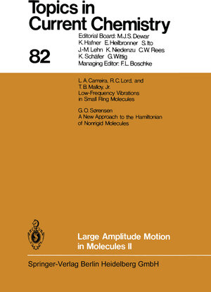 Buchcover Large Amplitude Motion in Molecules II | Kendall N. Houk | EAN 9783540352495 | ISBN 3-540-35249-X | ISBN 978-3-540-35249-5