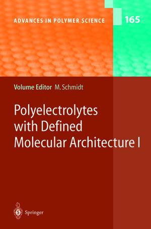 Buchcover Polyelectrolytes with Defined Molecular Architecture I  | EAN 9783540364337 | ISBN 3-540-36433-1 | ISBN 978-3-540-36433-7