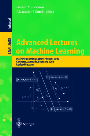 Buchcover Advanced Lectures on Machine Learning | EAN 9783540364344 | ISBN 3-540-36434-X | ISBN 978-3-540-36434-4