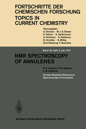 Buchcover NMR Spectroscopy of Annulenes | Kendall N. Houk | EAN 9783540364368 | ISBN 3-540-36436-6 | ISBN 978-3-540-36436-8