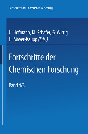 Buchcover Topics in Current Chemistry 4/3 | G. Fritz | EAN 9783540370895 | ISBN 3-540-37089-7 | ISBN 978-3-540-37089-5