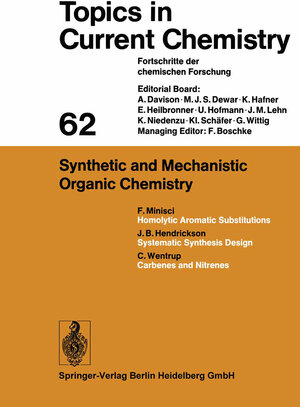 Buchcover Synthetic and Mechanistic Organic Chemistry | Michael J. Krische | EAN 9783540380177 | ISBN 3-540-38017-5 | ISBN 978-3-540-38017-7