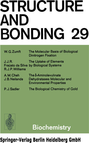 Buchcover Structure and Bonding | Jack D. Dunitz | EAN 9783540380559 | ISBN 3-540-38055-8 | ISBN 978-3-540-38055-9