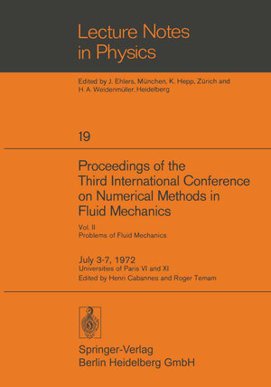 Buchcover Proceedings of the Third International Conference on Numerical Methods in Fluid Mechanics | EAN 9783540383925 | ISBN 3-540-38392-1 | ISBN 978-3-540-38392-5