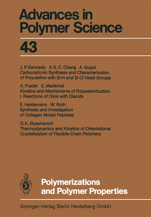 Buchcover Polymerizations and Polymer Properties | Akihiro Abe | EAN 9783540385684 | ISBN 3-540-38568-1 | ISBN 978-3-540-38568-4