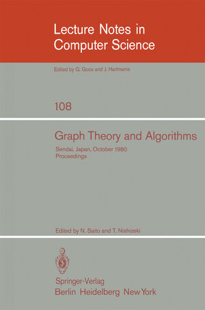 Buchcover Graph Theory and Algorithms | EAN 9783540386612 | ISBN 3-540-38661-0 | ISBN 978-3-540-38661-2