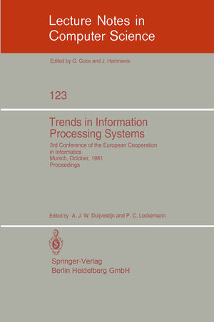 Buchcover Trends in Information Processing Systems | EAN 9783540387947 | ISBN 3-540-38794-3 | ISBN 978-3-540-38794-7