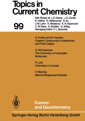 Buchcover Cosmo- and Geochemistry  | EAN 9783540388067 | ISBN 3-540-38806-0 | ISBN 978-3-540-38806-7
