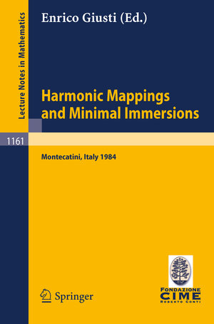 Buchcover Harmonic Mappings and Minimal Immersion | EAN 9783540397168 | ISBN 3-540-39716-7 | ISBN 978-3-540-39716-8