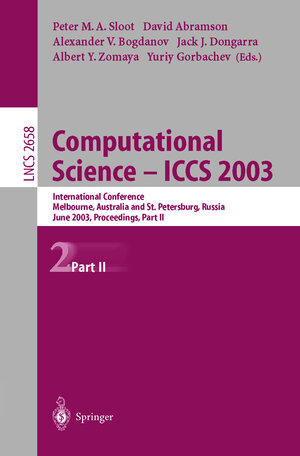 Buchcover Computational Science - ICCS 2003 | EAN 9783540401957 | ISBN 3-540-40195-4 | ISBN 978-3-540-40195-7