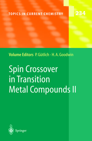 Buchcover Spin Crossover in Transition Metal Compounds II | EAN 9783540403968 | ISBN 3-540-40396-5 | ISBN 978-3-540-40396-8