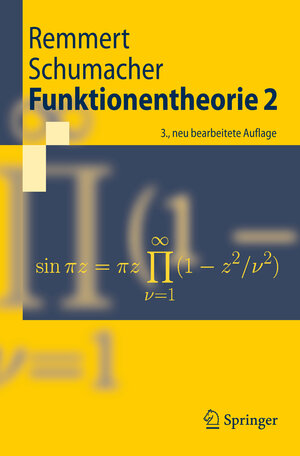 Buchcover Funktionentheorie 2 | Reinhold Remmert | EAN 9783540404323 | ISBN 3-540-40432-5 | ISBN 978-3-540-40432-3