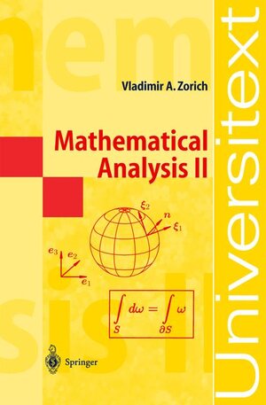 Buchcover Mathematical Analysis II | V. A. Zorich | EAN 9783540406334 | ISBN 3-540-40633-6 | ISBN 978-3-540-40633-4