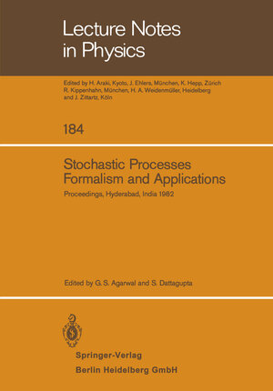 Buchcover Stochastic Processes, Formalism and Applications | EAN 9783540409236 | ISBN 3-540-40923-8 | ISBN 978-3-540-40923-6