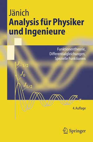 Buchcover Analysis für Physiker und Ingenieure | Klaus Jänich | EAN 9783540419853 | ISBN 3-540-41985-3 | ISBN 978-3-540-41985-3