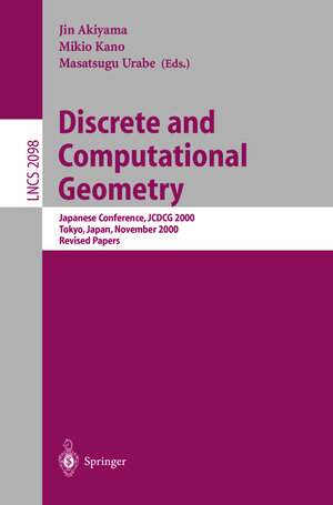 Buchcover Discrete and Computational Geometry  | EAN 9783540423065 | ISBN 3-540-42306-0 | ISBN 978-3-540-42306-5
