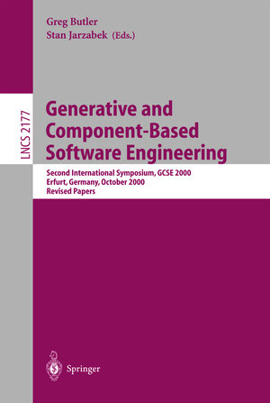 Buchcover Generative and Component-Based Software Engineering  | EAN 9783540425786 | ISBN 3-540-42578-0 | ISBN 978-3-540-42578-6