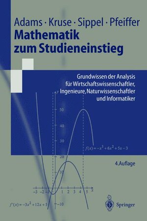 Mathematik zum Studieneinstieg: Grundwissen der Analysis für Wirtschaftswissenschaftler, Ingenieure, Naturwissenschaftler und Informatiker (Springer-Lehrbuch)