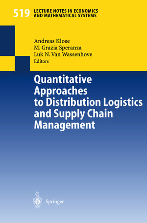 [(Quantitative Approaches to Distribution Logistics and Supply Chain Management)] [by: Andreas Klose]