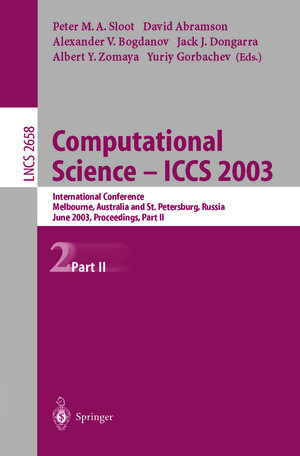 Buchcover Computational Science - ICCS 2003 | EAN 9783540448624 | ISBN 3-540-44862-4 | ISBN 978-3-540-44862-4