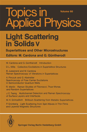 Buchcover Light Scattering in Solids v | EAN 9783540459989 | ISBN 3-540-45998-7 | ISBN 978-3-540-45998-9