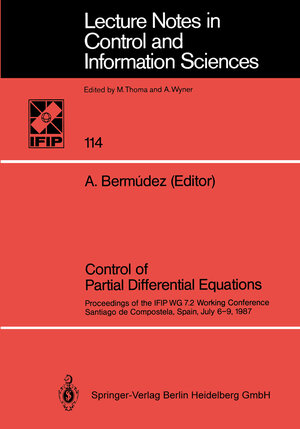 Buchcover Control of Partial Differential Equations  | EAN 9783540460183 | ISBN 3-540-46018-7 | ISBN 978-3-540-46018-3