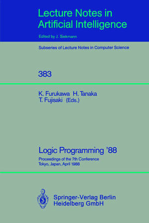 Buchcover Logic Programming '88 | EAN 9783540466543 | ISBN 3-540-46654-1 | ISBN 978-3-540-46654-3