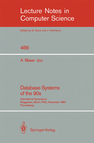 Buchcover Database Systems of the 90s | EAN 9783540468356 | ISBN 3-540-46835-8 | ISBN 978-3-540-46835-6
