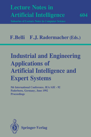 Buchcover Industrial and Engineering Applications of Artificial Intelligence and Expert Systems  | EAN 9783540472513 | ISBN 3-540-47251-7 | ISBN 978-3-540-47251-3
