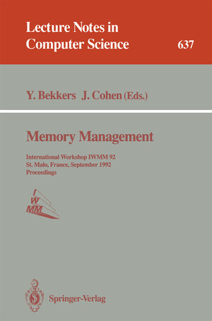 Buchcover Memory Management | EAN 9783540473152 | ISBN 3-540-47315-7 | ISBN 978-3-540-47315-2
