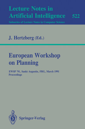Buchcover European Workshop on Planning  | EAN 9783540475842 | ISBN 3-540-47584-2 | ISBN 978-3-540-47584-2