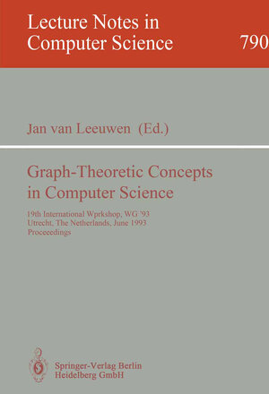 Buchcover Graph-Theoretic Concepts in Computer Science | EAN 9783540483854 | ISBN 3-540-48385-3 | ISBN 978-3-540-48385-4