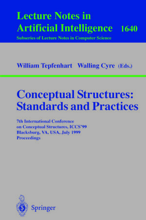 Buchcover Conceptual Structures: Standards and Practices | EAN 9783540486596 | ISBN 3-540-48659-3 | ISBN 978-3-540-48659-6