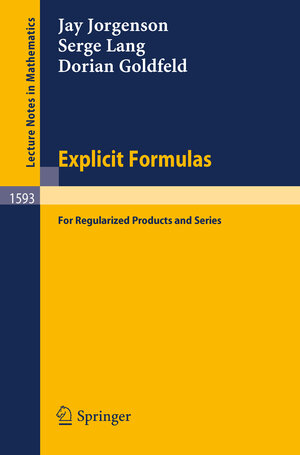 Buchcover Explicit Formulas | Jay Jorgenson | EAN 9783540490418 | ISBN 3-540-49041-8 | ISBN 978-3-540-49041-8