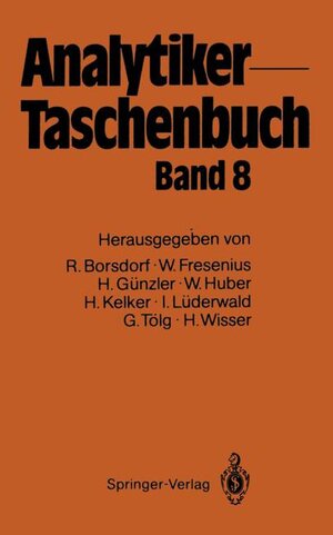 Buchcover Analytiker-Taschenbuch | Rolf Borsdorf | EAN 9783540501497 | ISBN 3-540-50149-5 | ISBN 978-3-540-50149-7