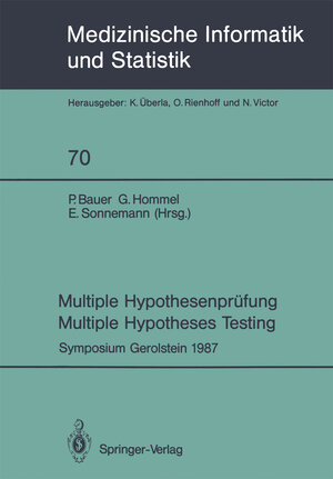 Buchcover Multiple Hypothesenprüfung / Multiple Hypotheses Testing  | EAN 9783540505594 | ISBN 3-540-50559-8 | ISBN 978-3-540-50559-4